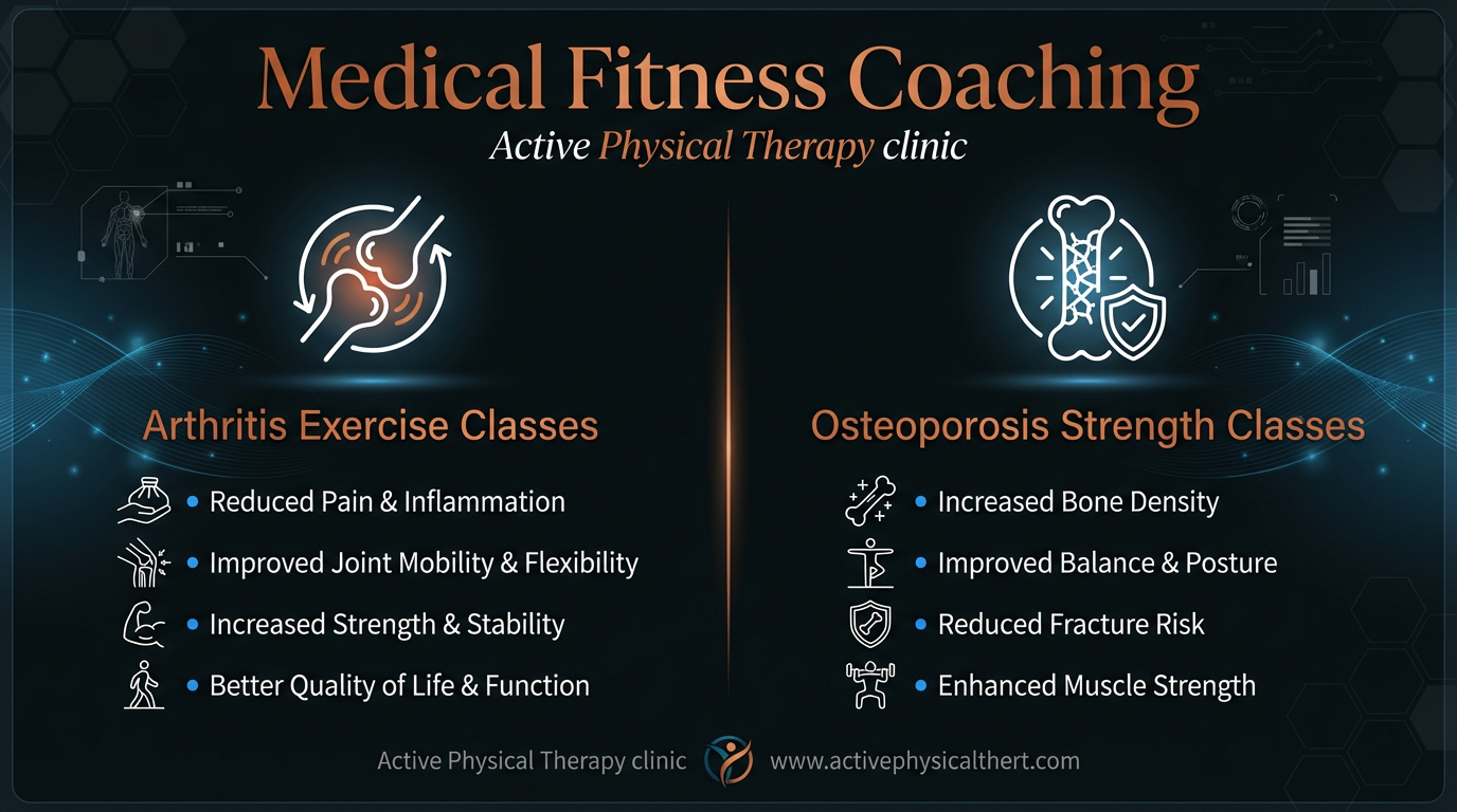 Medical fitness coaching benefits