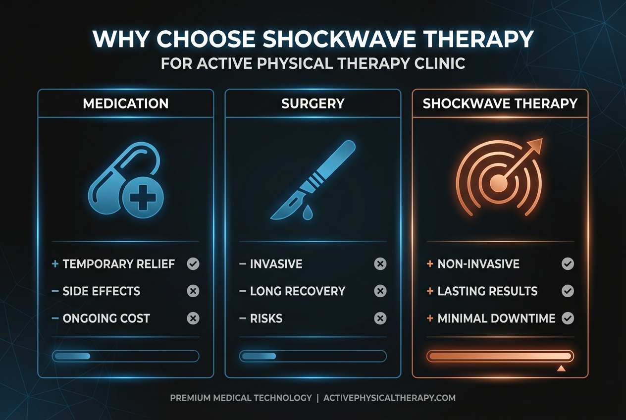 Why choose shockwave therapy chart